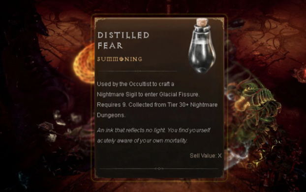 how to get distilled fear diablo 4